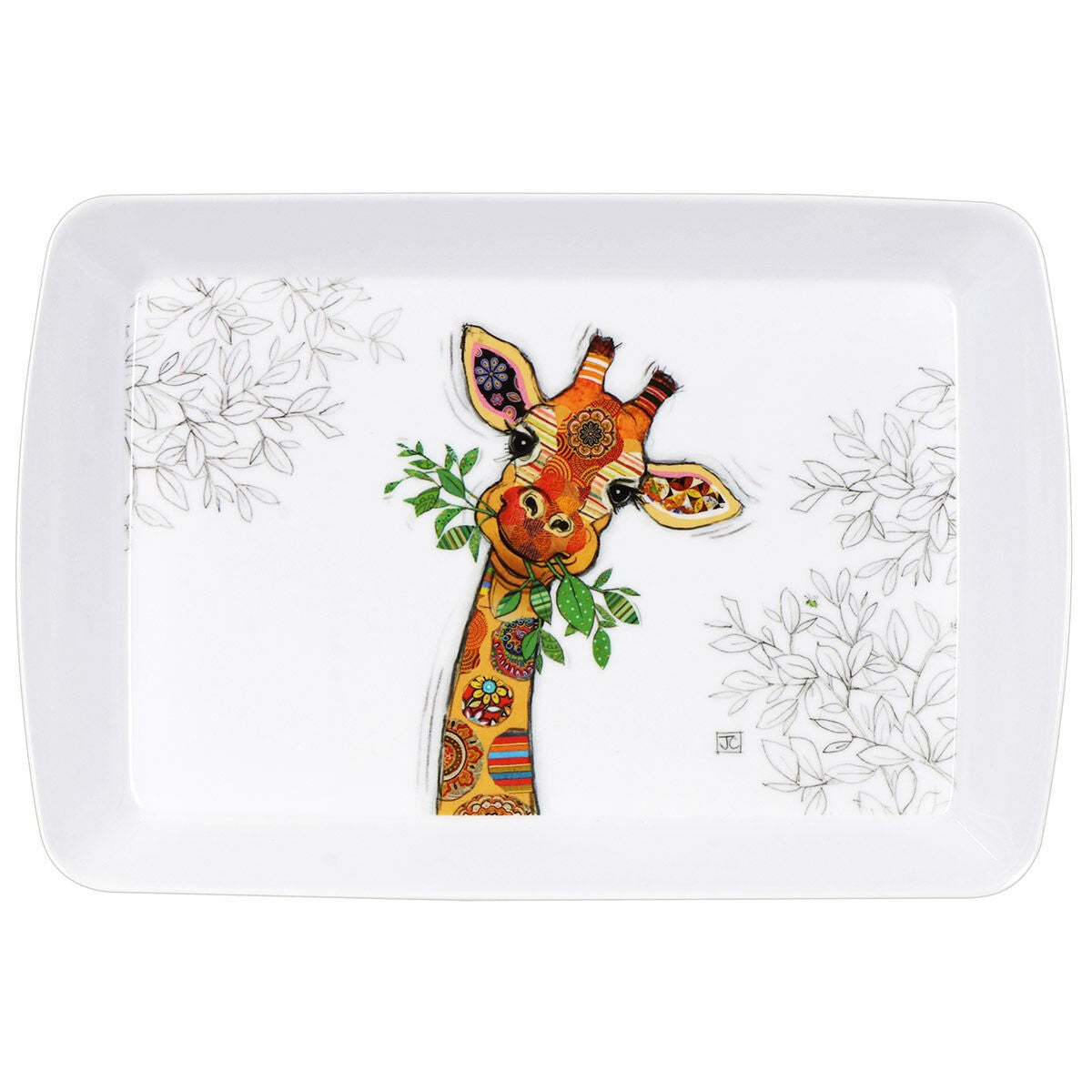 Gina Giraffe Tray - Bug Art