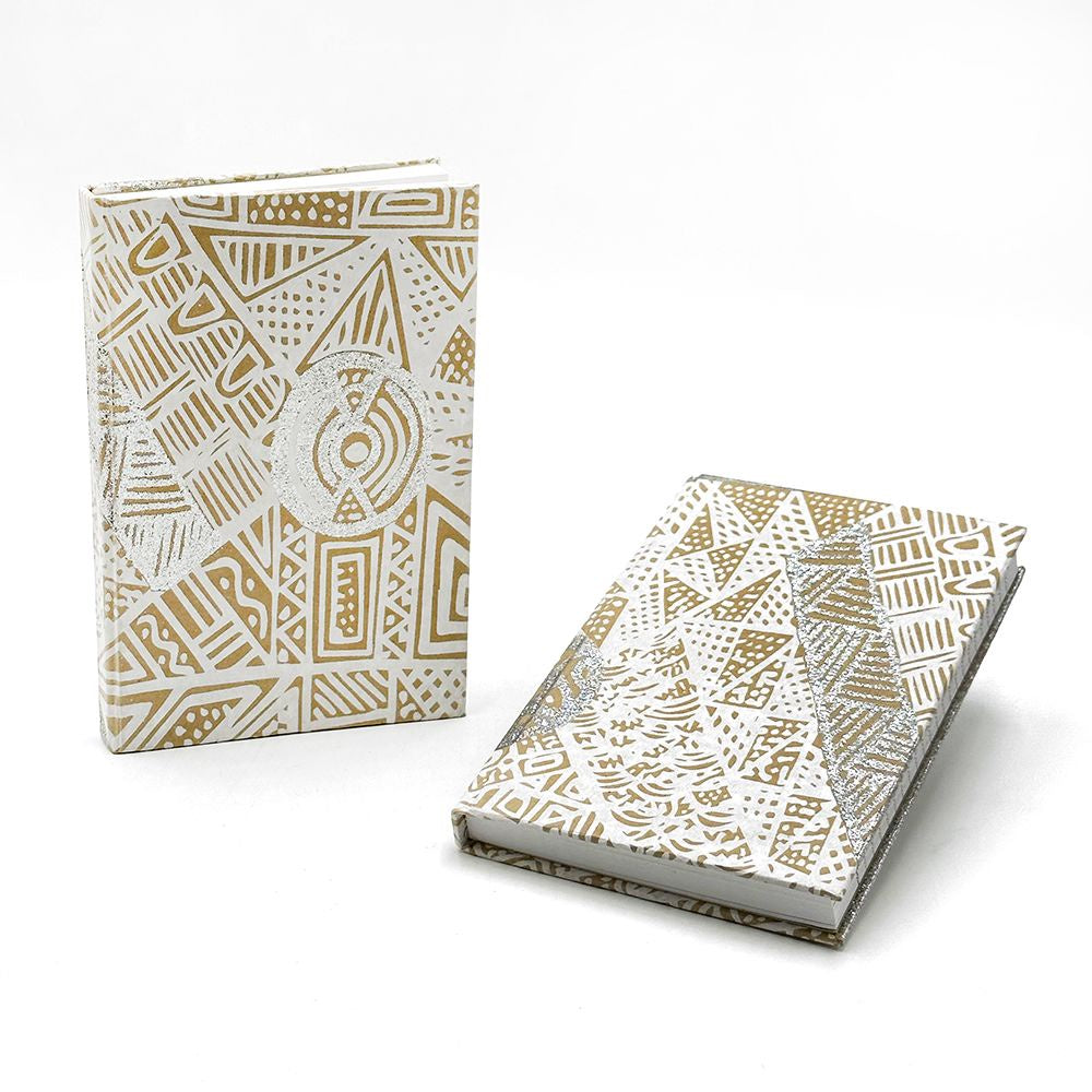 Kraft Glitter Lined Waterhole Notebook - 12.5 x 19cm
