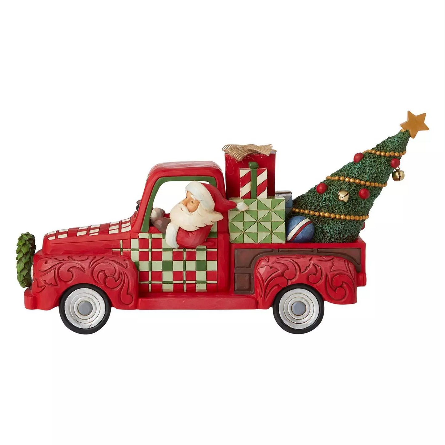 Santa in Red Truck - JS