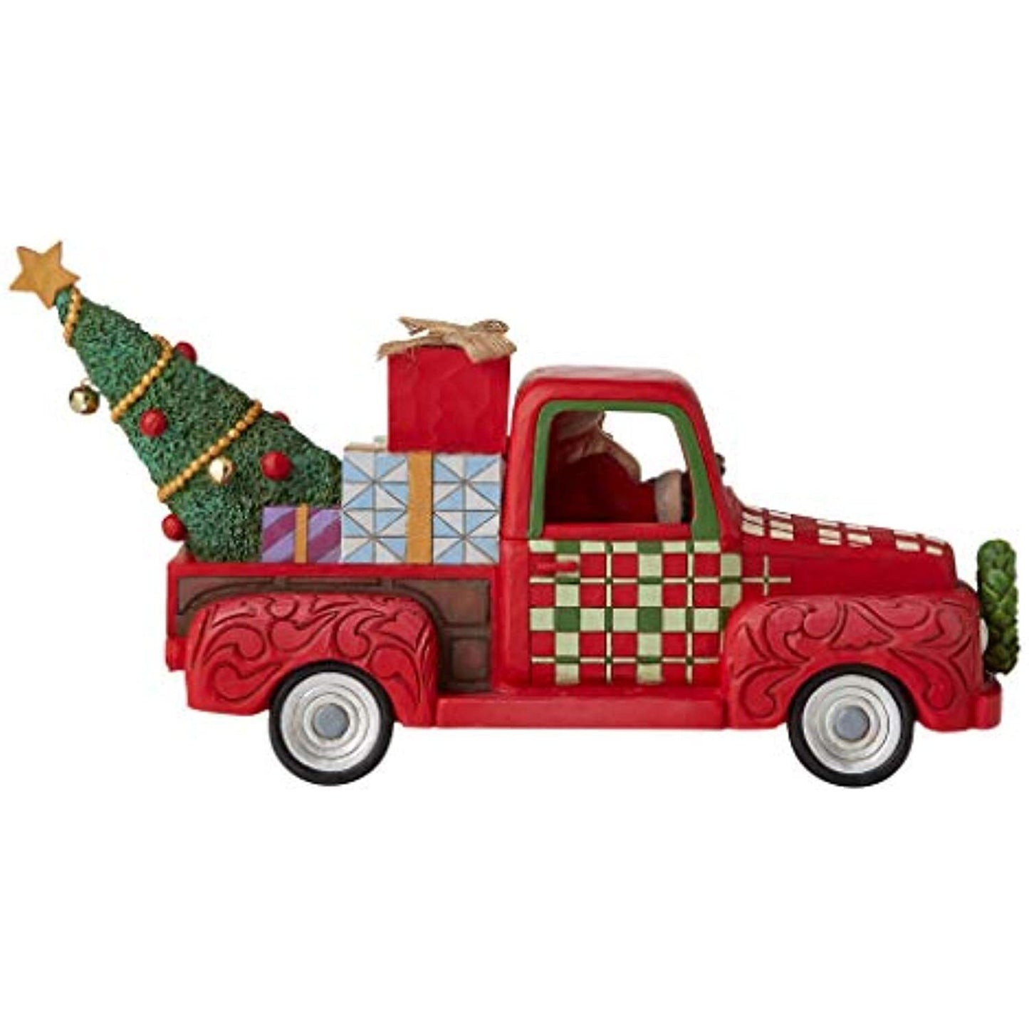 Santa in Red Truck - JS