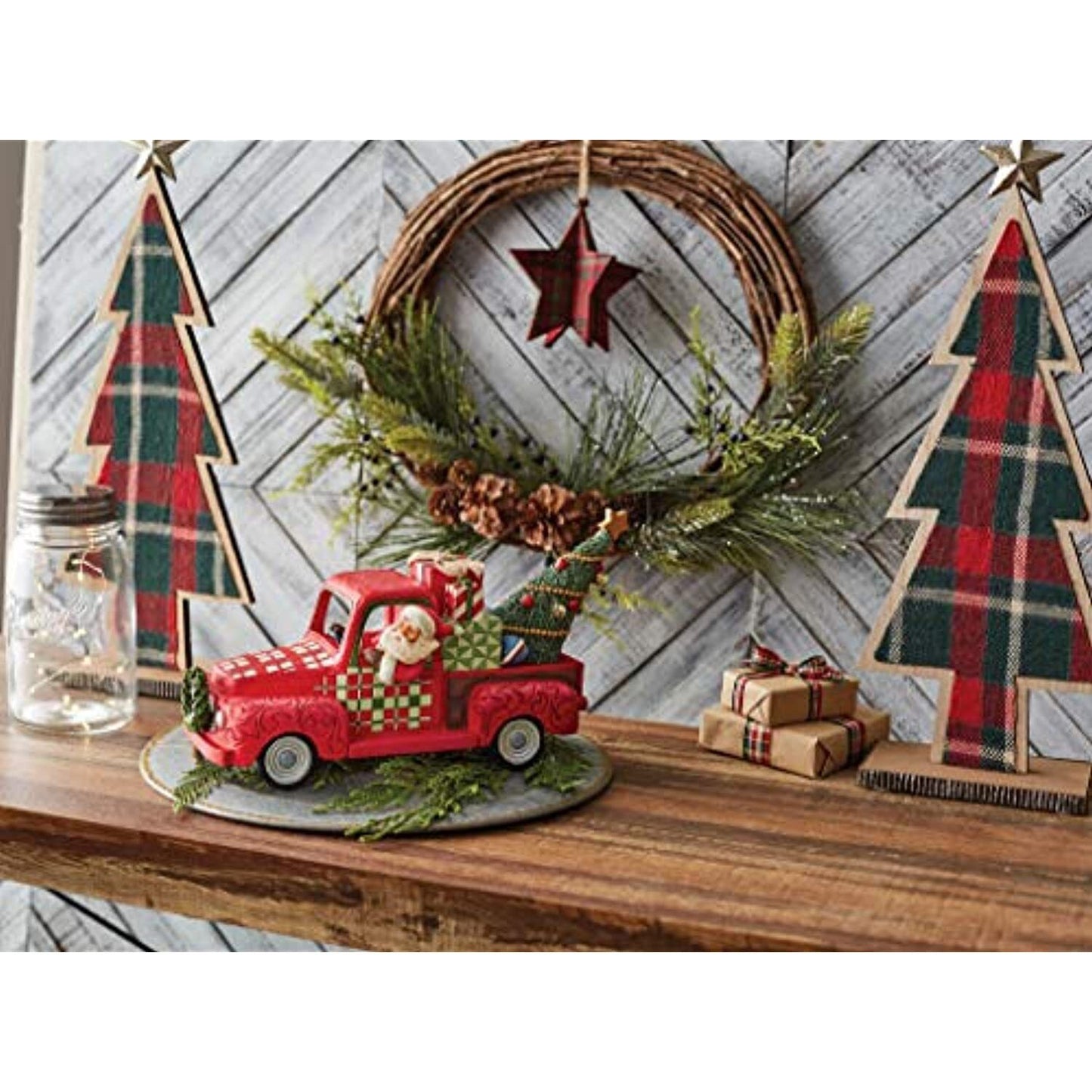 Santa in Red Truck - JS