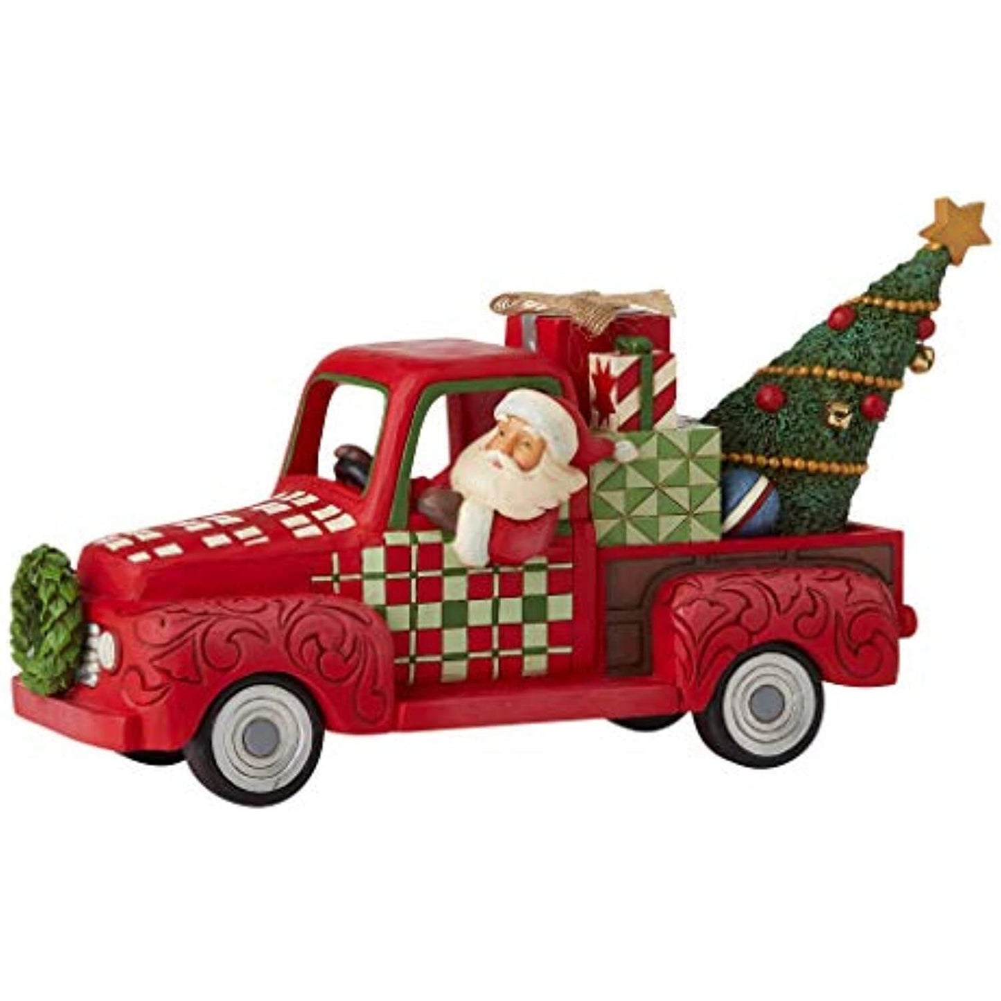 Santa in Red Truck - JS
