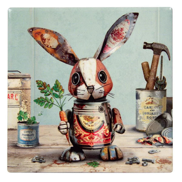 Bug Art Scraps Design – Set of 6 Coasters