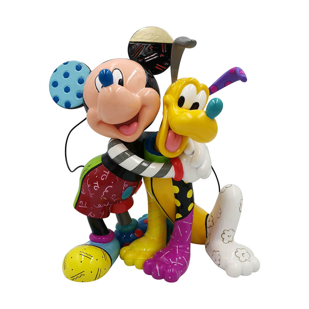 Mickey Mouse and Pluto (90th Anniversary) - Large Figurine - Britto