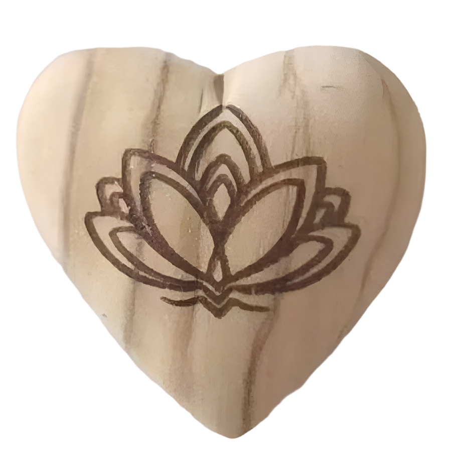 Olive Wood Hearts - Handcrafted