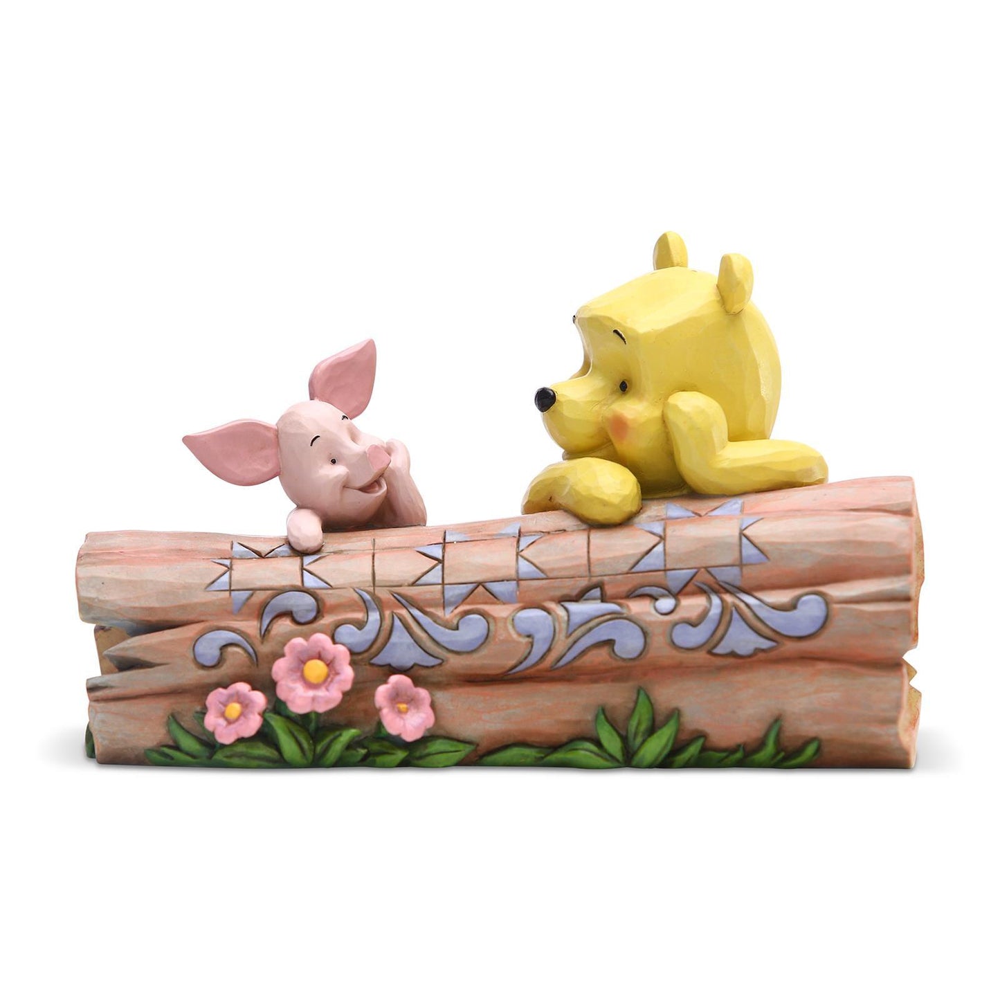 Pooh and Piglet - Conversation on a Log - JS