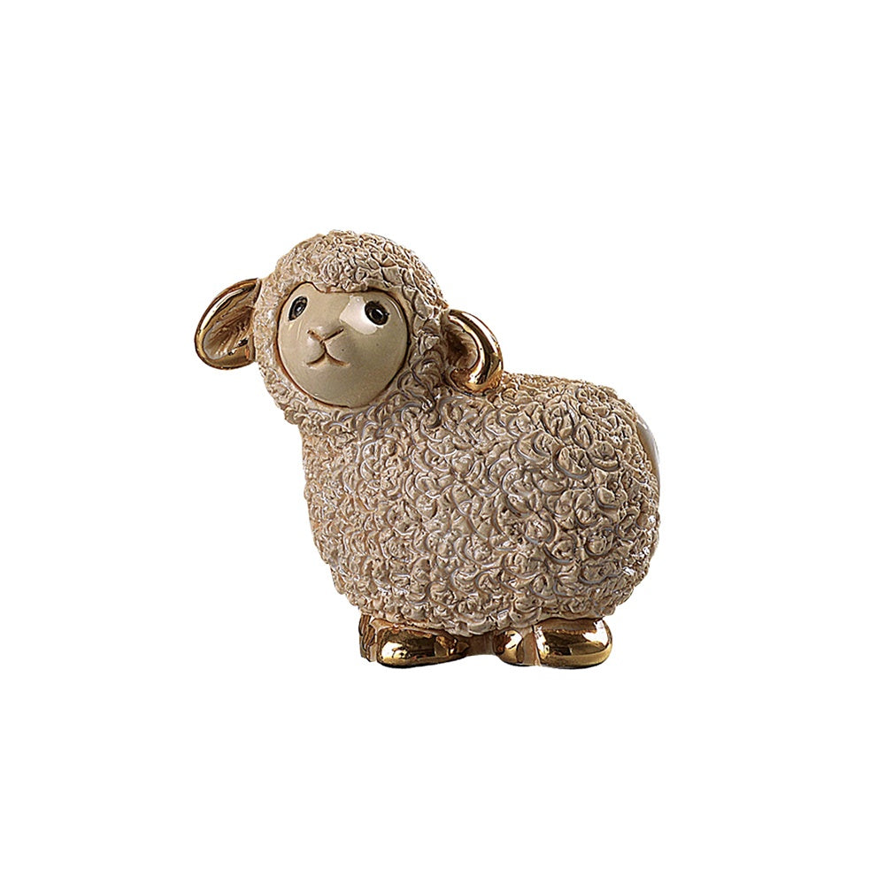 Sheep - Mini - Gold and Platinum De Rosa