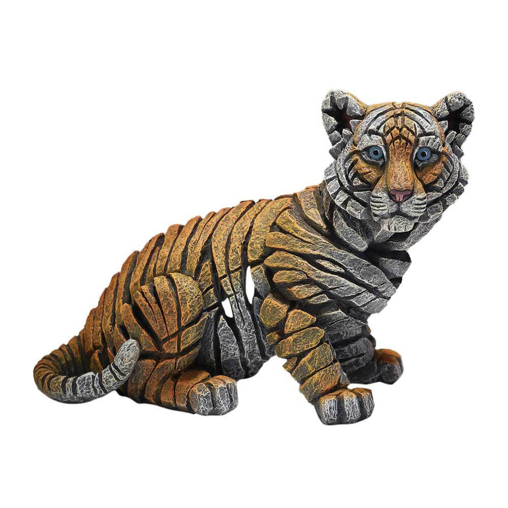 Tiger Cub - Sculpture (marble/stone)