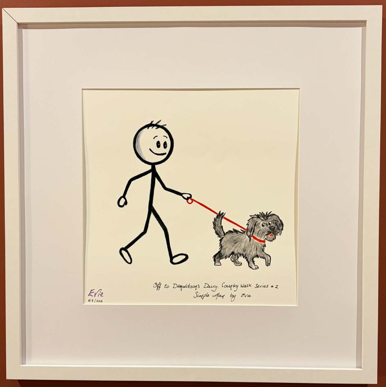 "Off to Donaldson's Dairy" is the second in the Country Walk Series - Simple Man by Evie