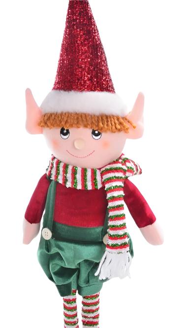 Boy Christmas Elf Standing Large 58cm