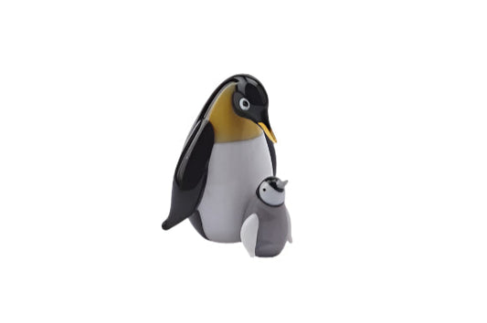 Artisan Glass Penguin – Adult and Bub