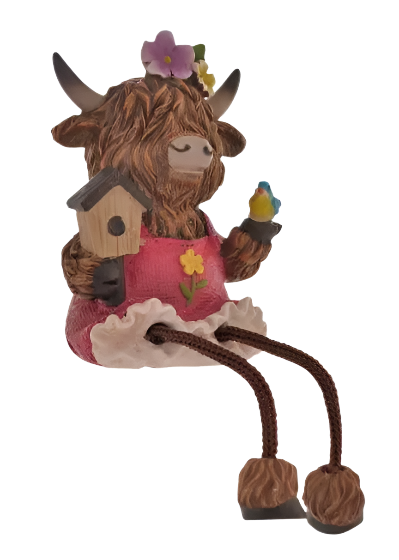 Highland Cow Sunflower Dangly Leg Collection