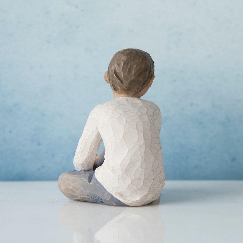 Willow Tree - Caring Child (darker skin tone and hair colour)