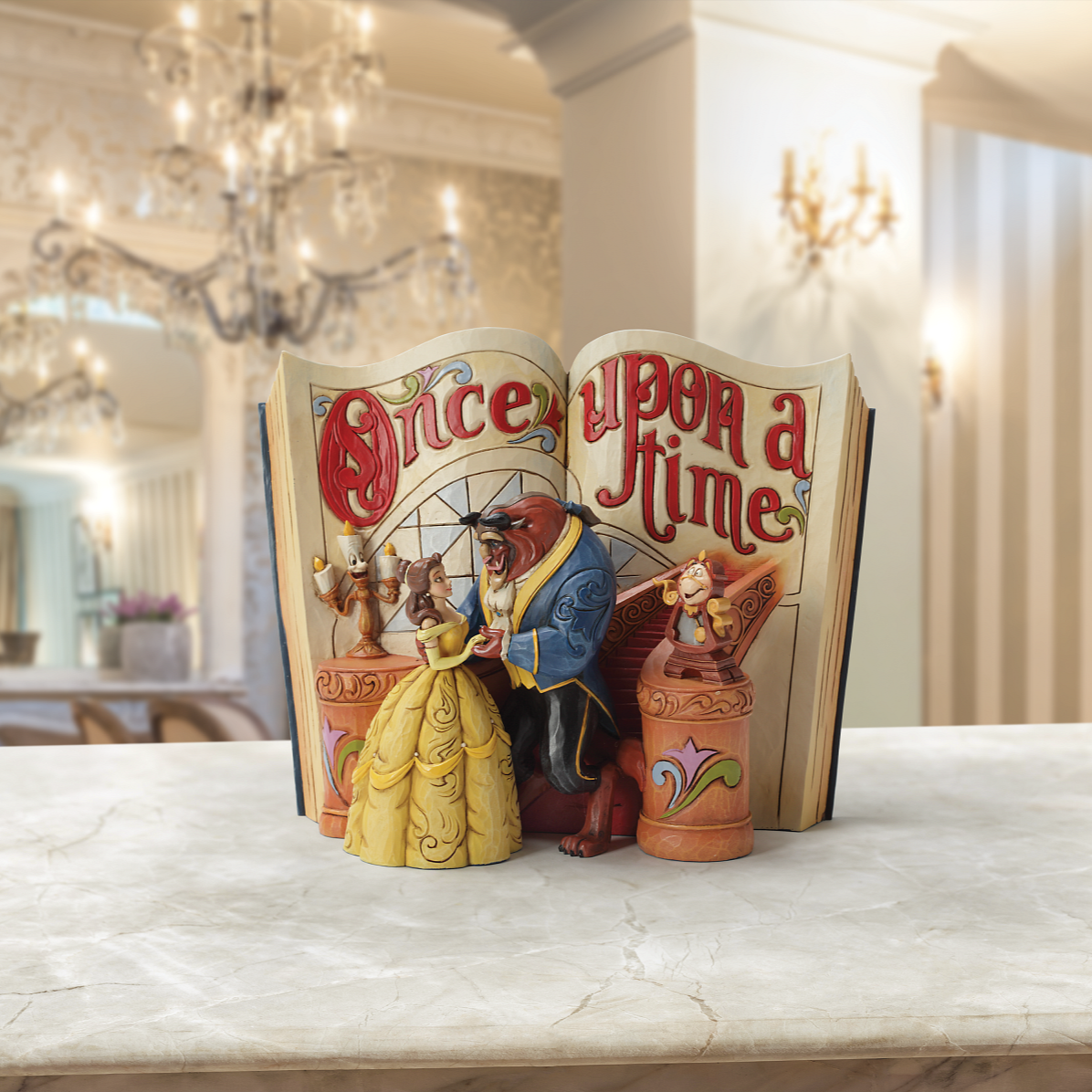 Beauty and the Beast Storybook Figurine - JS