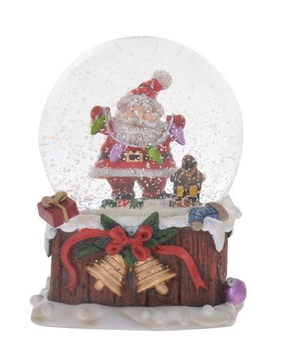 Christmas Snow Globe (A) - Santa with Decorations