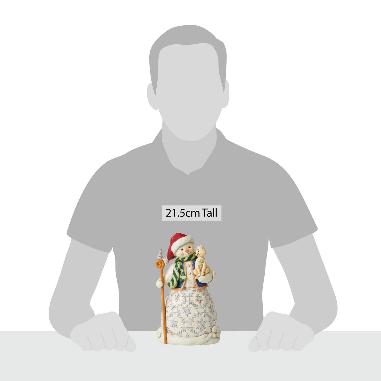 Snowman with Cat - JS