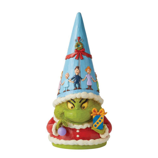 Grinch Gnome Statue