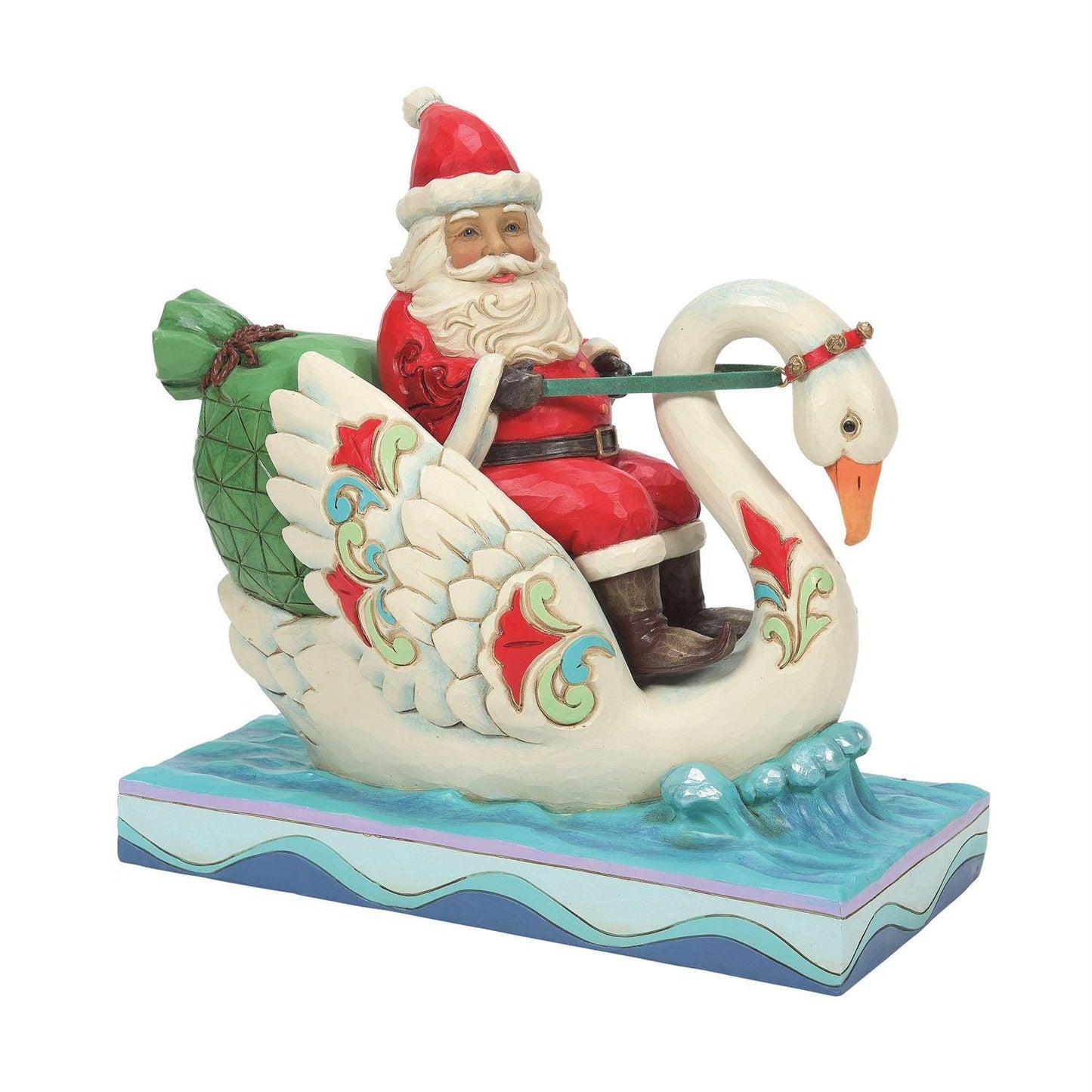 Santa Riding Swan - JS