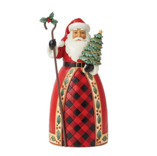 Highland Glen Santa Tree Cane - JS