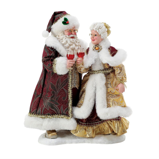 Santa and Mrs Claus - Wine-derful Time of Year