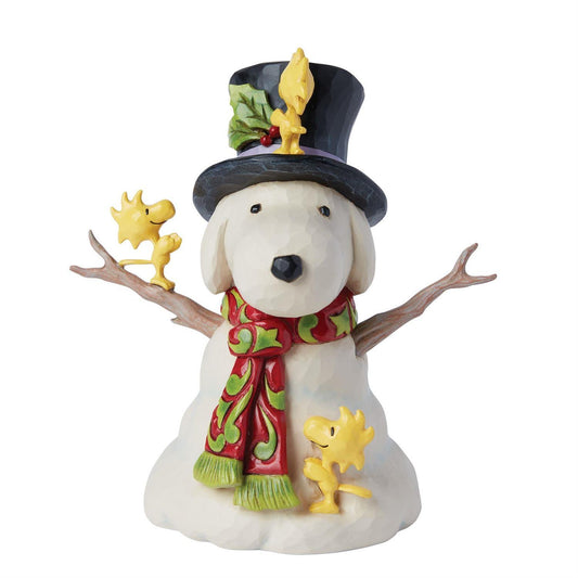 Snoopy Snowman (with Woodstock) - JS