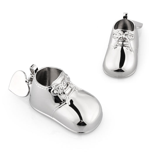 Birth Record Shoe - Silver Plated