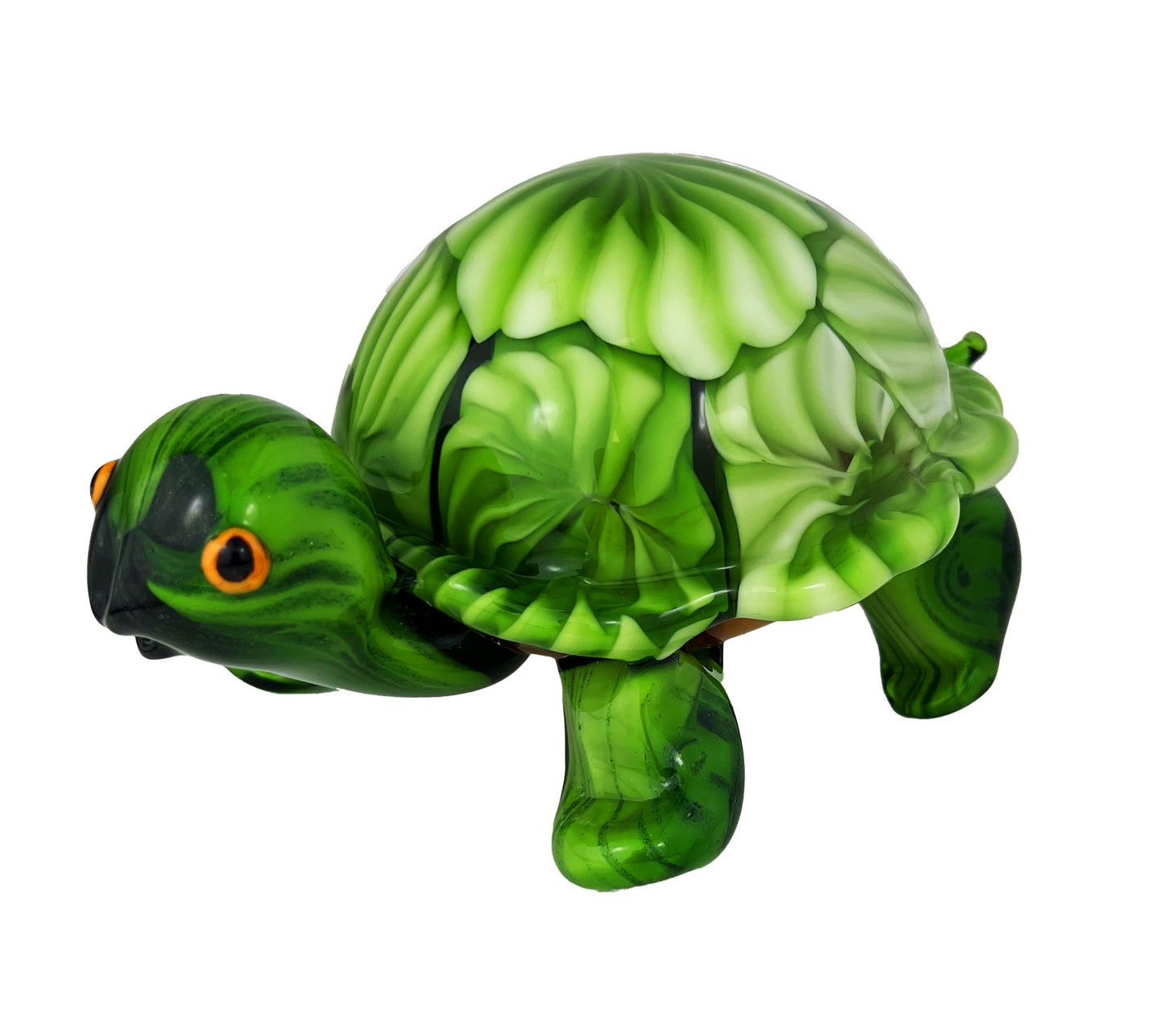 Coloured Glass Ornament - Angonora Turtle