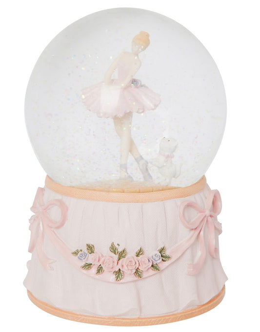 Snow Globe - Ballerina & Dog