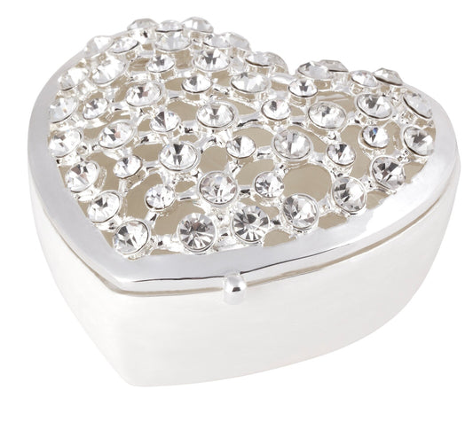 Trinket Box - Heart Rhinestone