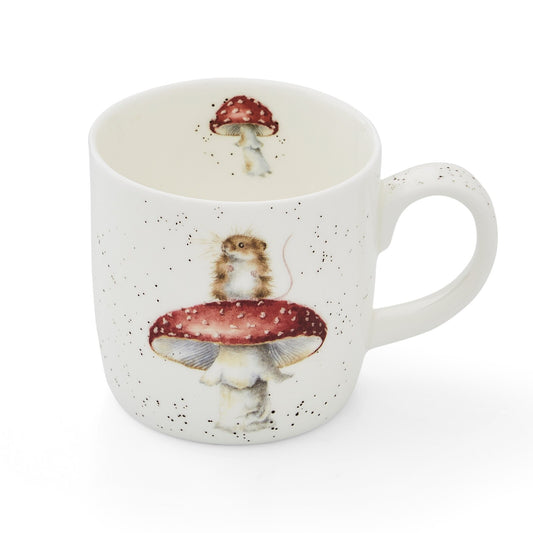 Royal Worcester Wrendale Designs - Mouse & Mushroom Mug
