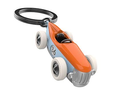 Metalmorphose - Keychain Vintage Racer Car
