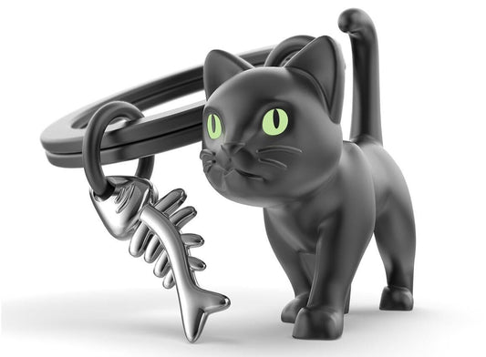 Keychain Black Cat