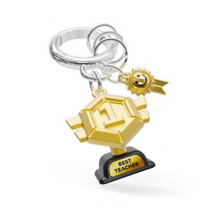 Metalmorphose - Keychain Number 1. Trophy Teacher – LotusMagic