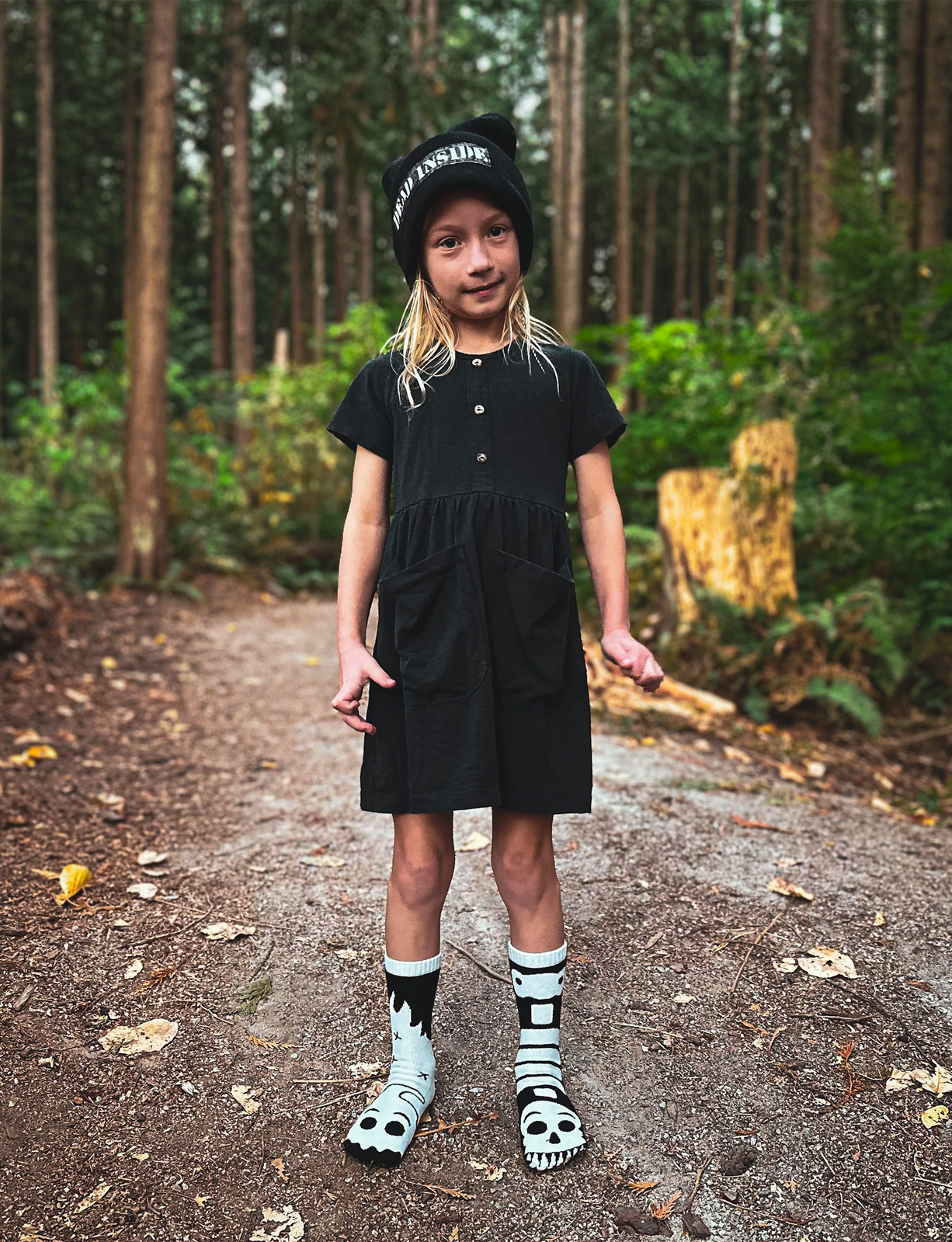 Pal Socks - Ghost & Skeleton (4-8 years) Glow in the Dark