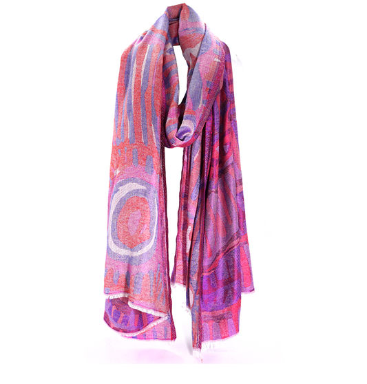Scarf - 'Two Dogs Dreaming' Fine Modal