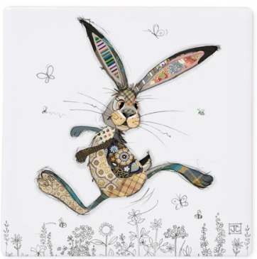 Hesper Hare Coaster - Bug Art