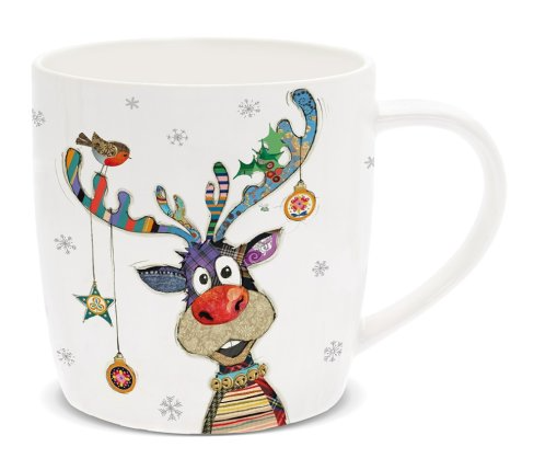 Rudolph Christmas Mug - Bug Art