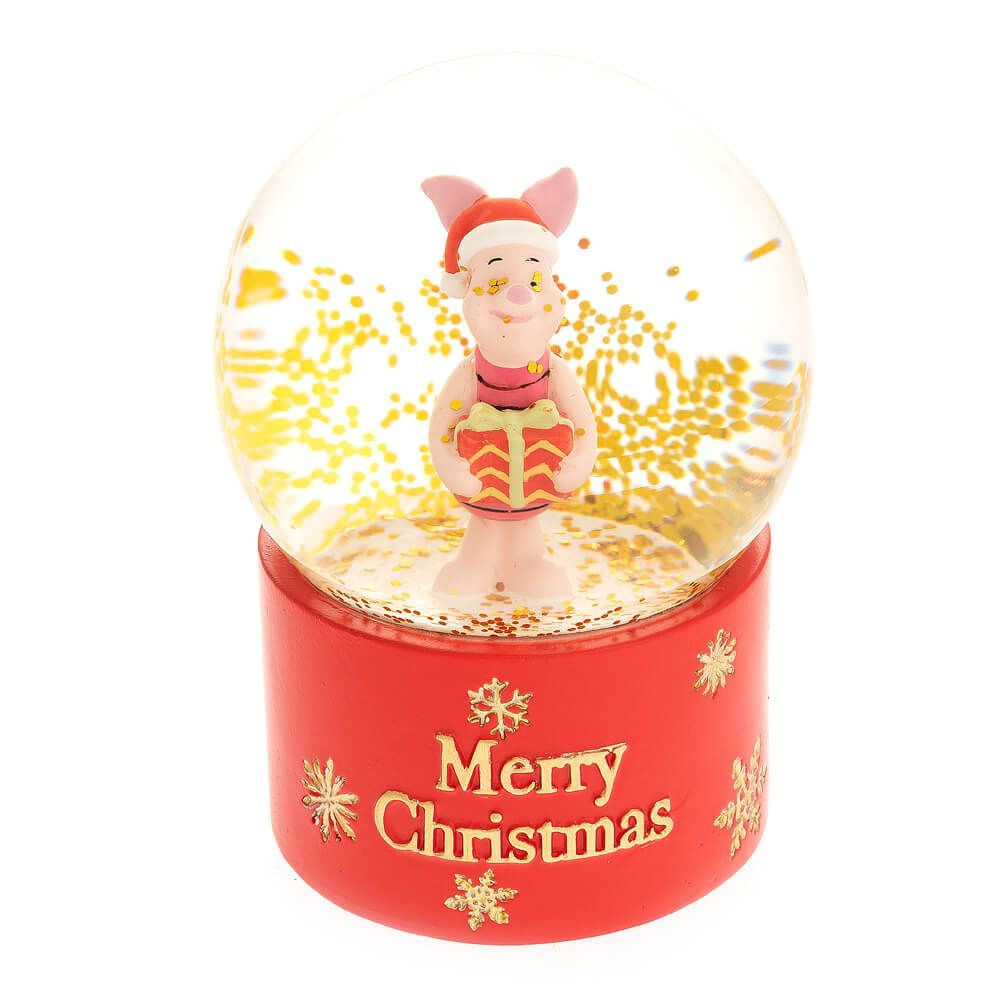 Winnie The Pooh Christmas: Snow Globe Piglet 'Christmas Wishes'