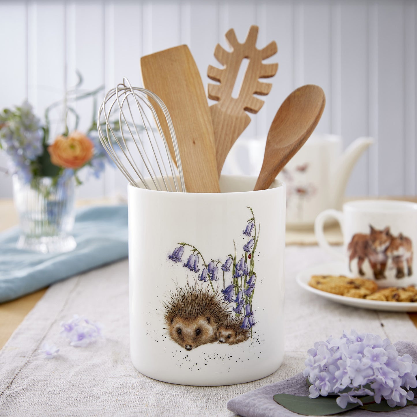 Hedgehog Utensil Jar - Royal Worcester