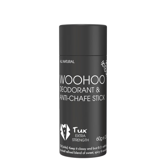 Woohoo Body Deodorant Stick Natural Tux 60g