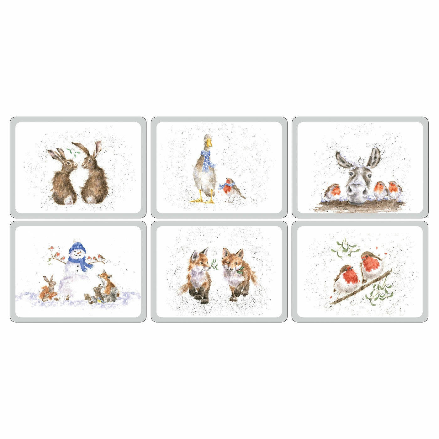 Pimpernel Wrendale Designs - 30.5x23cm/12x9" 6 Placemats