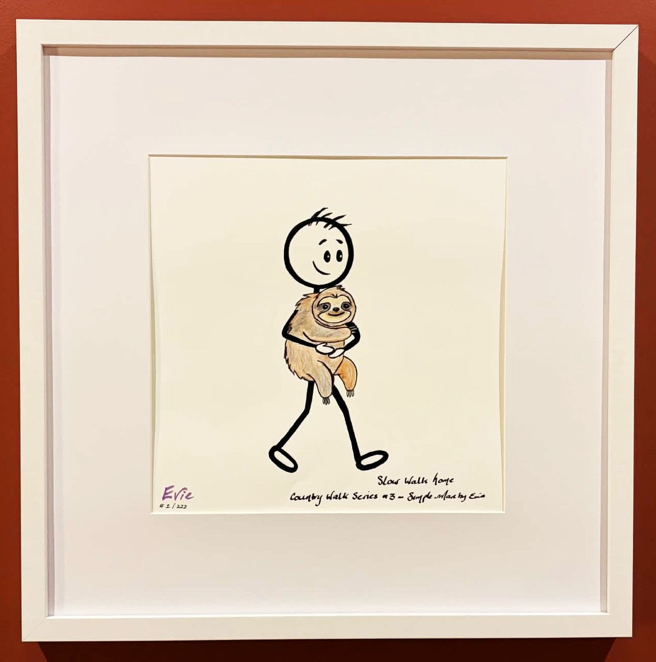 'Slow Walk Home' Third in the Country Walk Series - Simple Man by Evie
