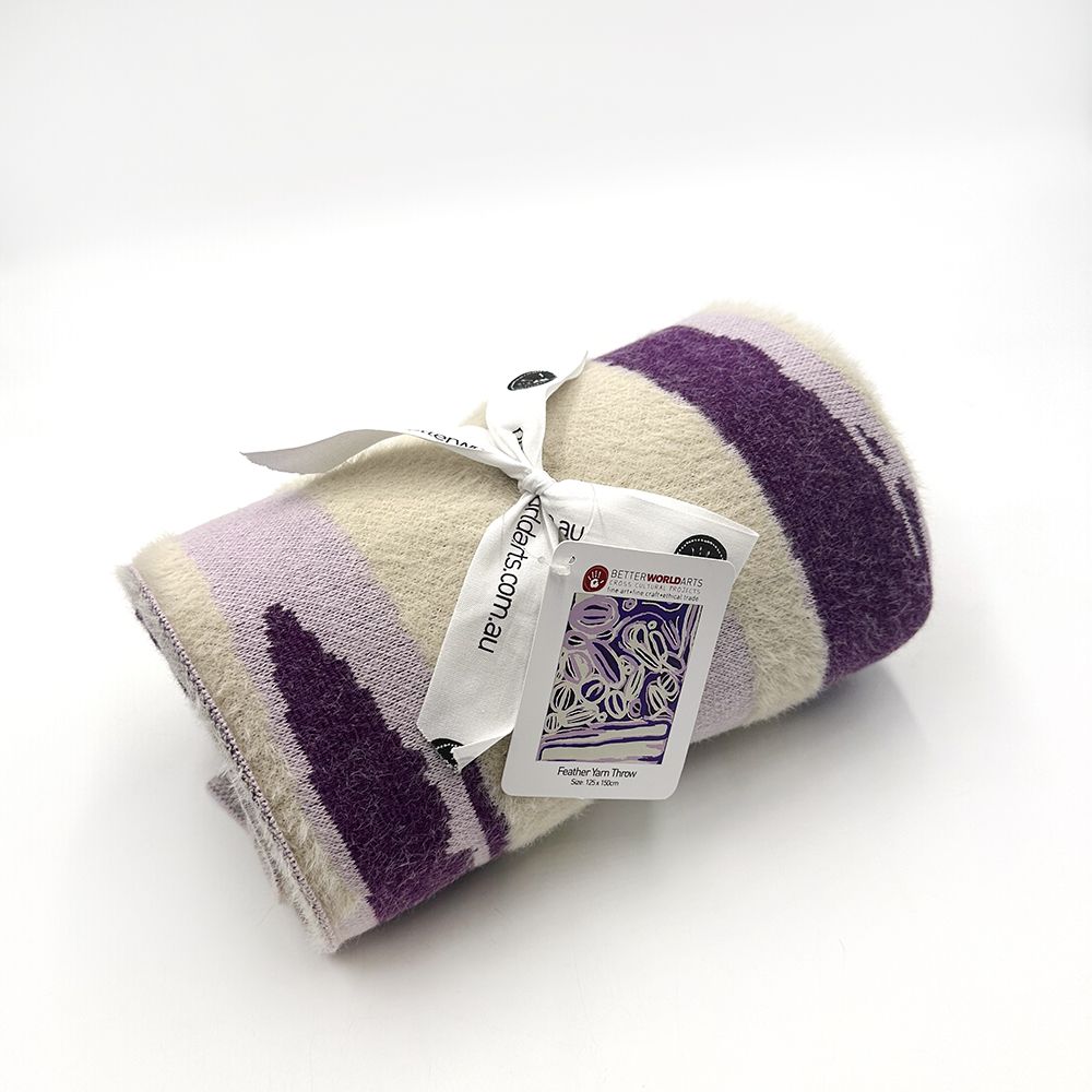 Throw - Feather Yarn - 125 x 150cm - ABR836
