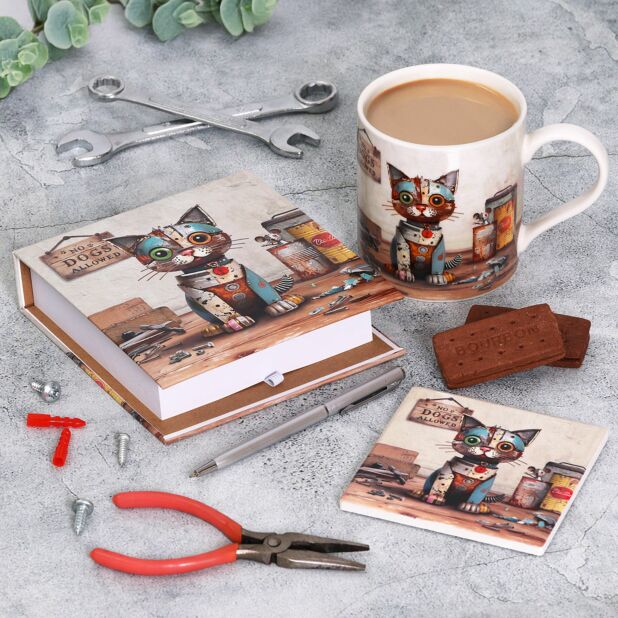 Bug Art Scraps Design – Set of 6 Coasters