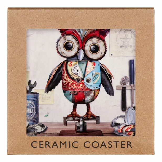 Bug Art Scraps Design – Set of 6 Coasters