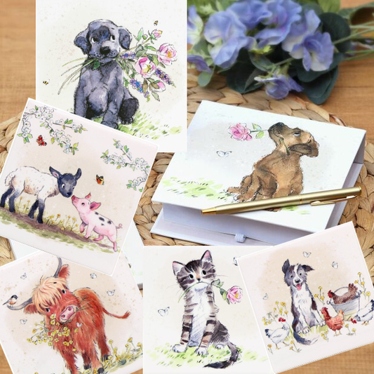 On the Farm Individual Memo Pad & Pen