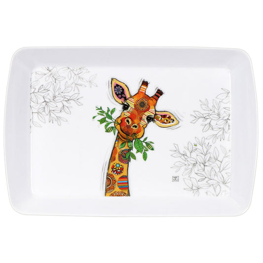 Gina Giraffe Tray - Bug Art