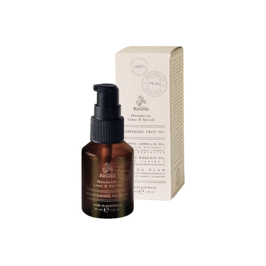 Face Oil - Natural Remedy -  Mandarin, Lime - 30ml