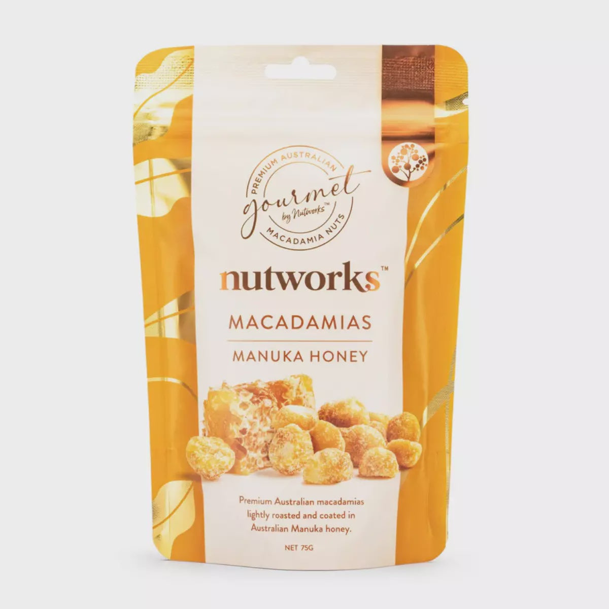 Macadamias Manuka Honey - Nutworks 75g