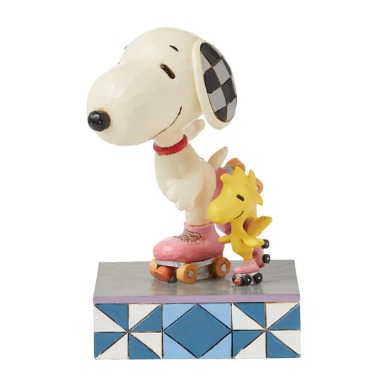 Snoopy & Woodstock Roller Skating